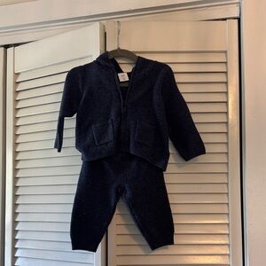 GAP Baby Hooded Two-Piece Set in Gray
